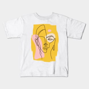 Abstract woman Kids T-Shirt